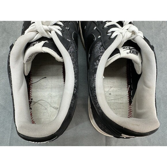 Nike Air Force 1 Low 07 LV8 Men's 13 Black Metallic Silver 718152-001 Shoes - Picture 8 of 12